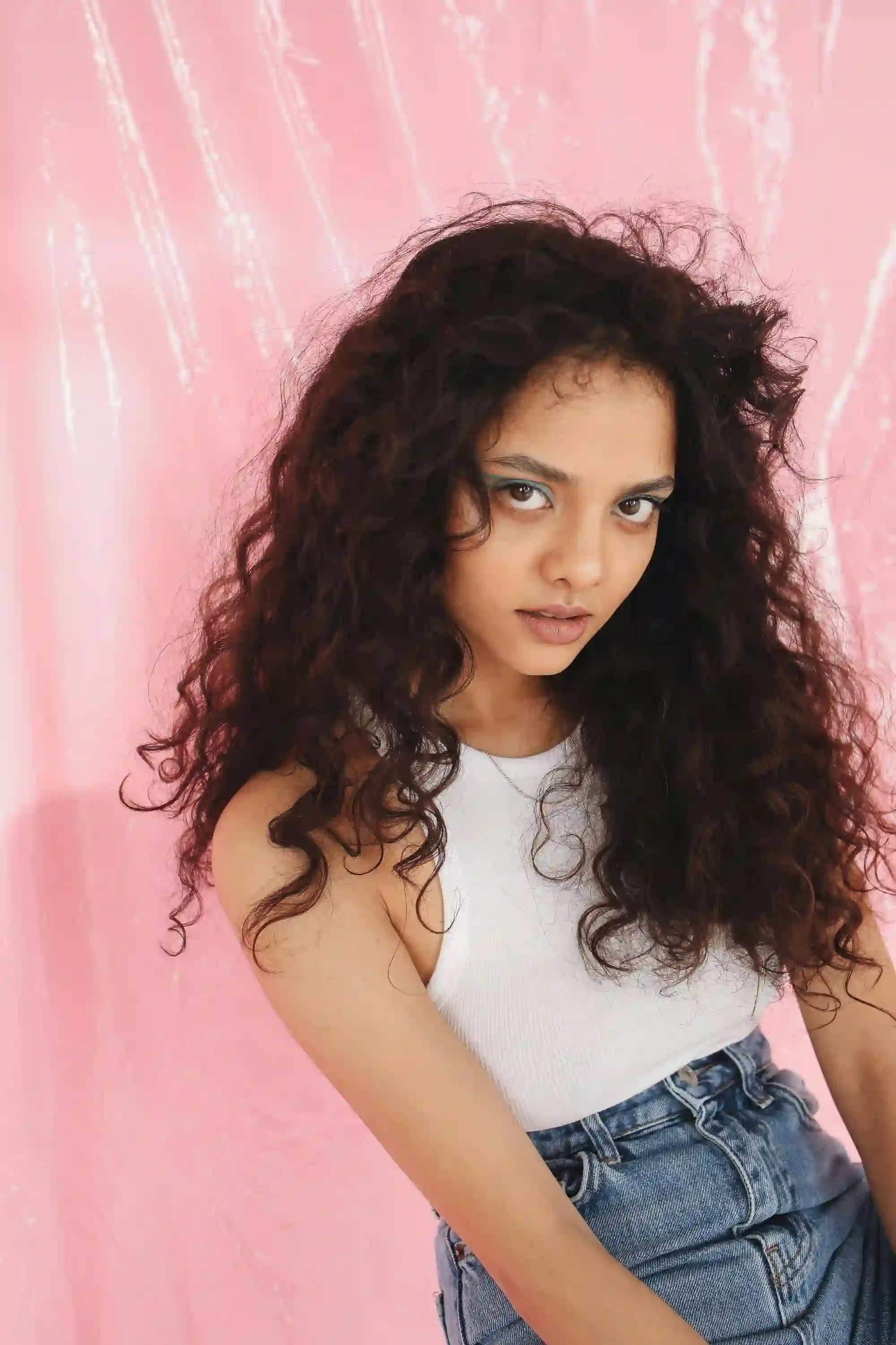 Sample Curly Hair for background removing